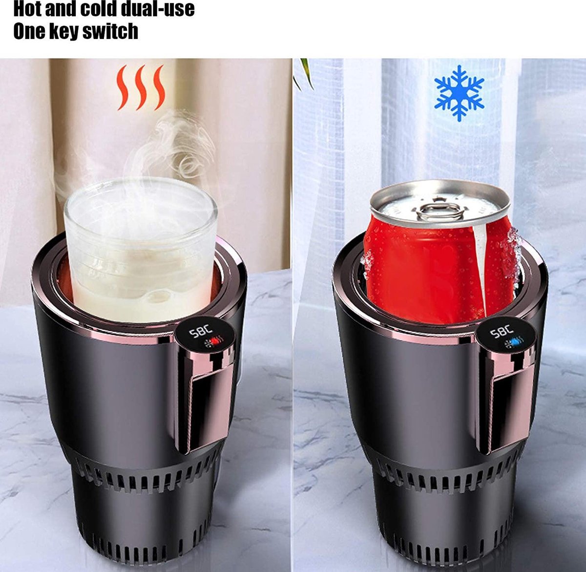 2-in-1 car cup hot-cold